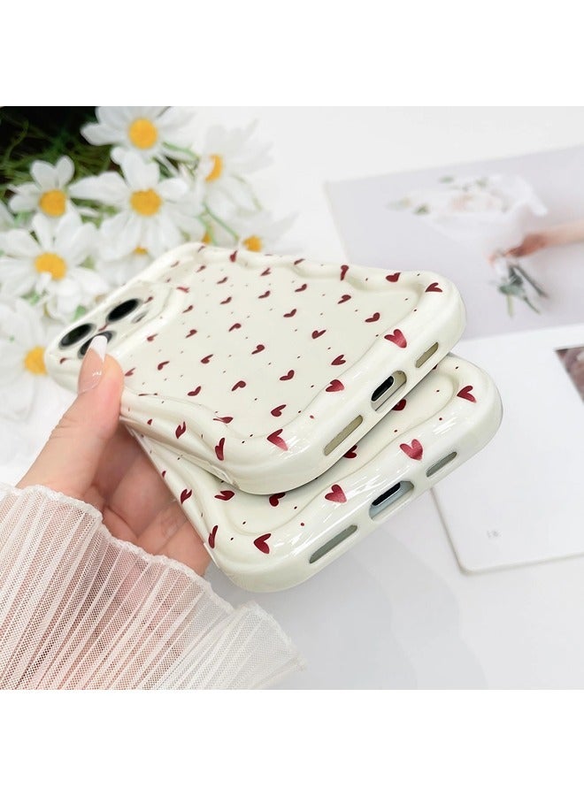 ShebSheb Simple Wave Design Phone Case for iPhone 14 Pro Max , Wavy Frame Soft TPU Aesthetic Phone Cover - Image 5