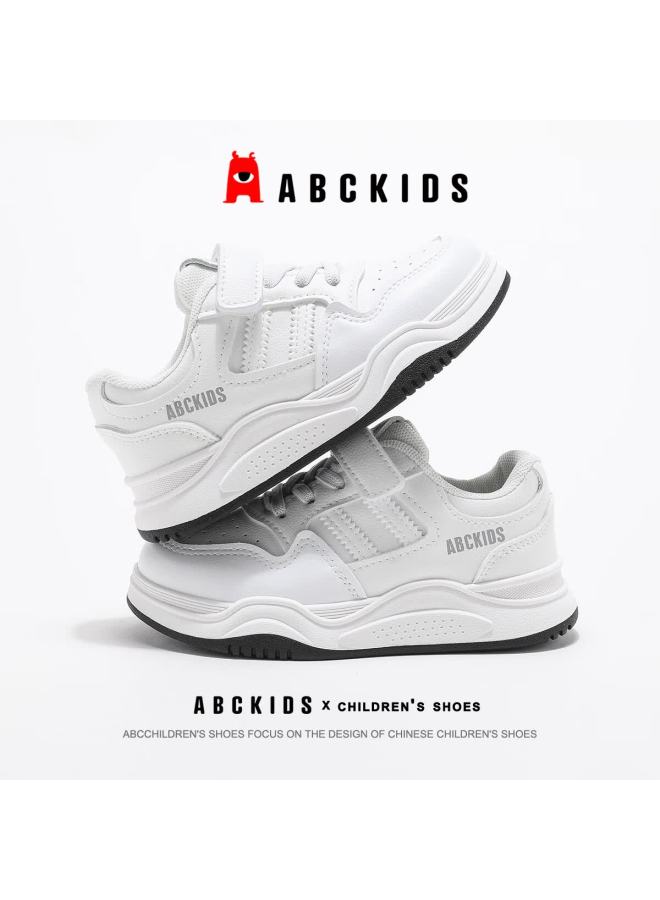Abc Kids Children's Casual Sneakers Autumn Kids Boys Girls White Sports Shoes 3036 White Size 27 - Image 2