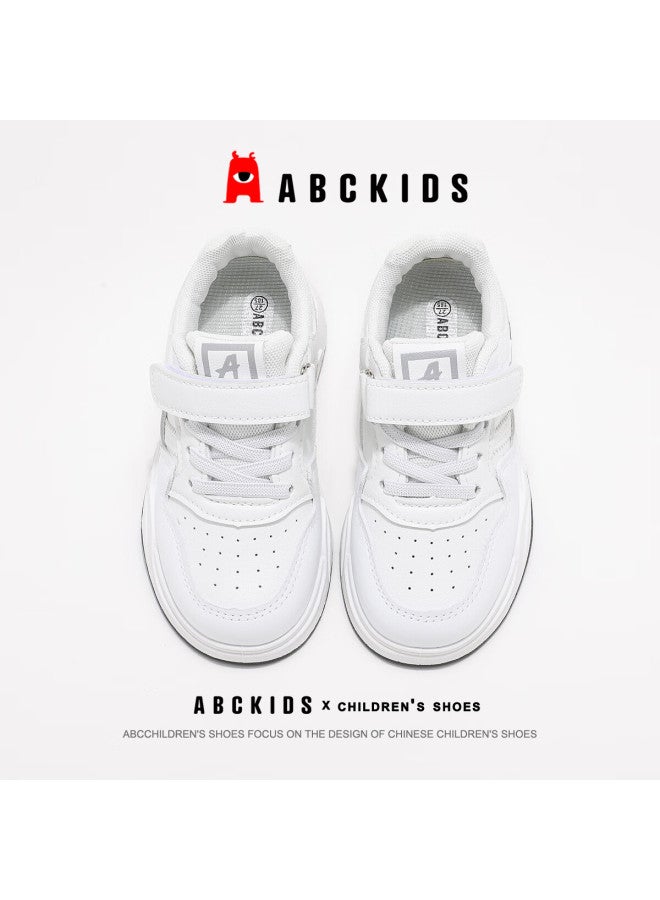 Abc Kids Children's Casual Sneakers Autumn Kids Boys Girls White Sports Shoes 3036 White Size 27 - Image 4