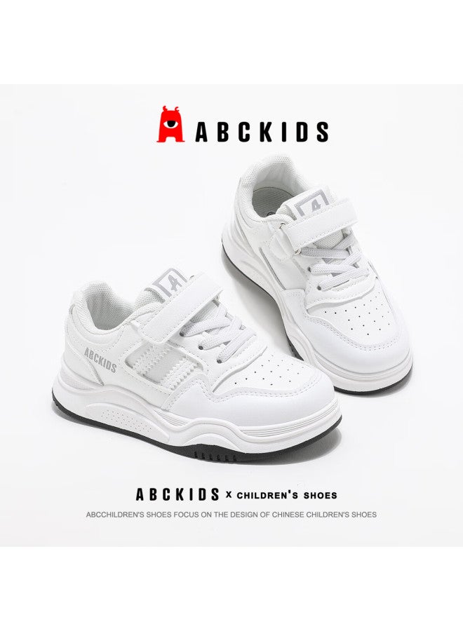 Abc Kids Children's Casual Sneakers Autumn Kids Boys Girls White Sports Shoes 3036 White Size 27 - Image 3