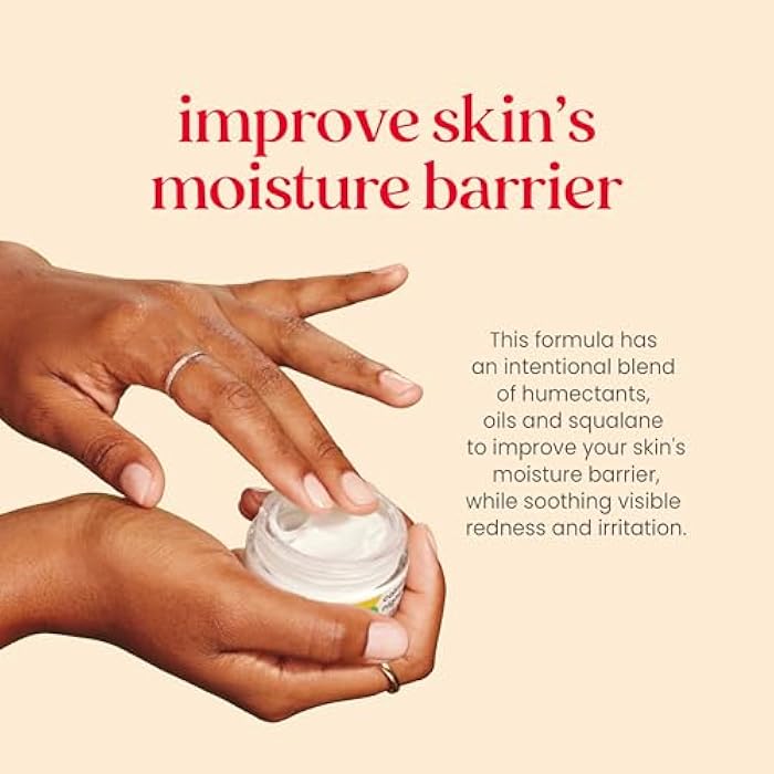 Burt's Bees Calming Night Cream With Aloe and Rice Milk, Face Moisturizer For Sensitive Skin Infuses Skin With Moisture While You Sleep, 98.8 Percent Natural Origin Skin Care, 1.8 oz. Tub - Image 3