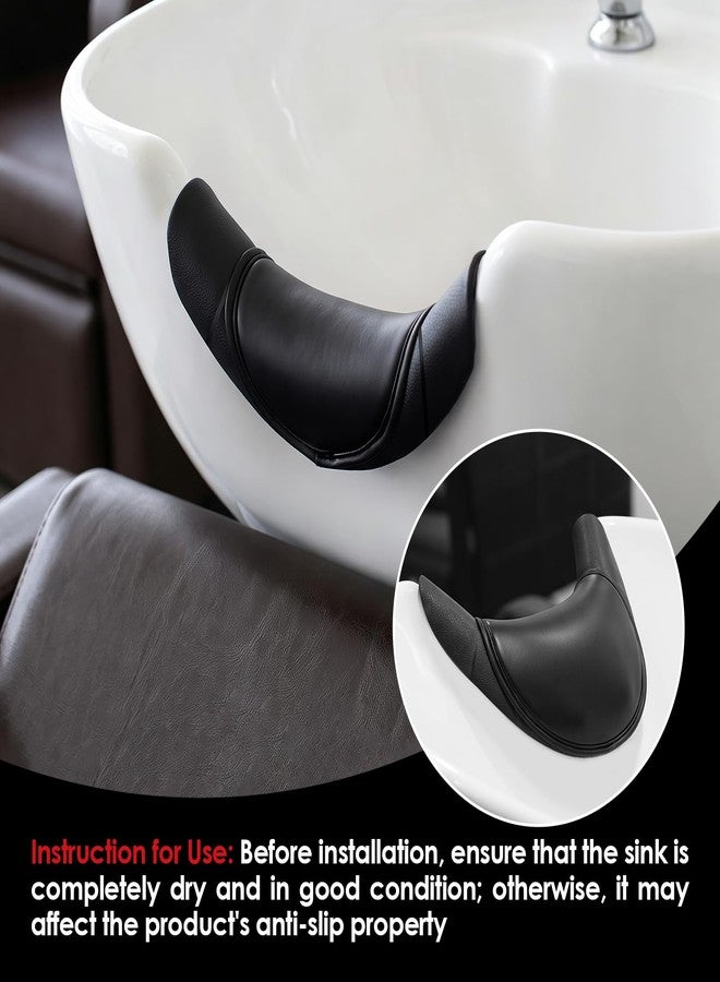 YINSHCO Shampoo Bowl Neck Rest Cushion with Dual Suction Cups, Silicone Professional Shampoo Bowl Neck Rest Pillow, Hair Salon Washing Tool for Home Salon Hair Washing Wash Basin - Image 5