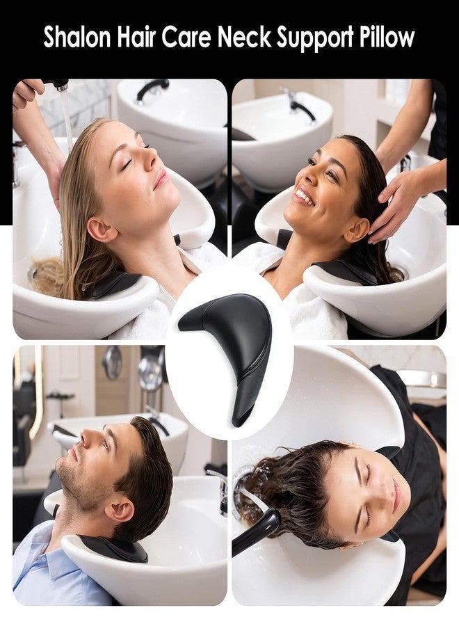 YINSHCO Shampoo Bowl Neck Rest Cushion with Dual Suction Cups, Silicone Professional Shampoo Bowl Neck Rest Pillow, Hair Salon Washing Tool for Home Salon Hair Washing Wash Basin - Image 4