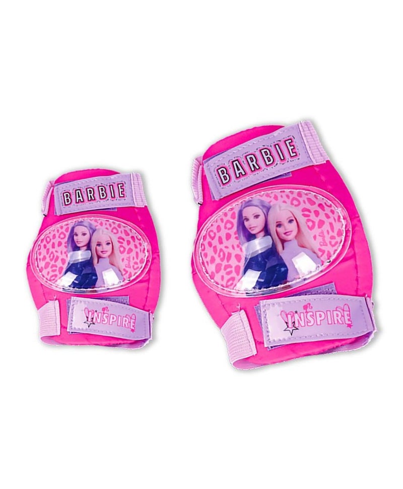 Spartan Barbie 6‑Piece Protective Set XS – Knee Pads, Elbow Pads & Gloves | Foam Cushion with Slide Caps | Adjustable Velcro Straps | Lightweight Breathable Fabric | Youth XS (3‑5Years) SP‑9121 - Image 1