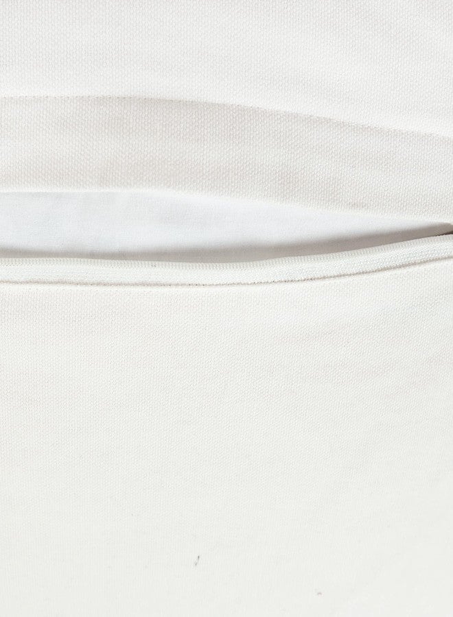 لاش ديكور غطاء وسادة مزخرف مخطط من Lush Decor Bria، مقاس 20 بوصة عرضًا × 13 بوصة طولًا، لون محايد - غطاء وسادة مستطيل - وسائد للسرير أو الأريكة أو الكرسي - Image 4