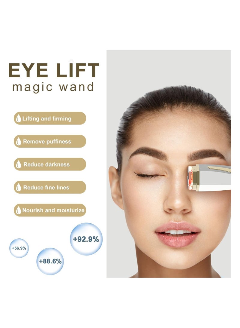 Eye Lift Wand - Microcurrent Massager for Reducing Wrinkles and Puffiness, Firming and Hydrating Eye Skin Care Tool with 107.6℉ Heating and Radio Frequency Facial Device. - Image 5