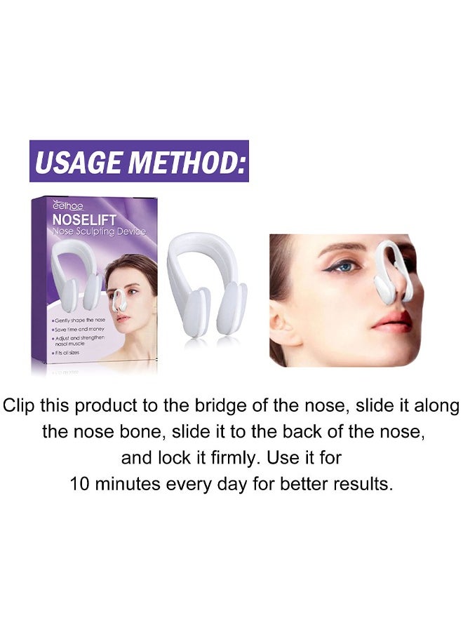 EELHOE - Noselift Nose Sculpfing Device, With 10 Minutes Of Daily Use, Takes On Loose Cartilage And Skin On The Nose's Tip, Giving You A Firmer And More Youthful Appearance, Comfortable And User-Friendly - Image 1