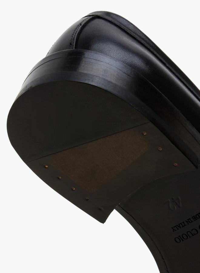 DUCHINI Men Lace-Up Leather Loafers - Image 5