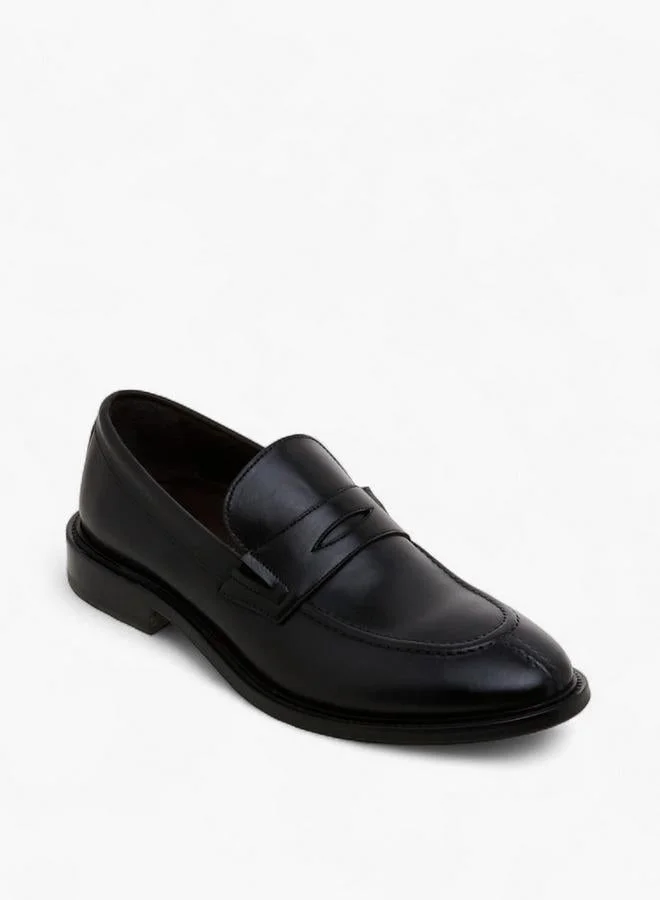 DUCHINI Men Lace-Up Leather Loafers