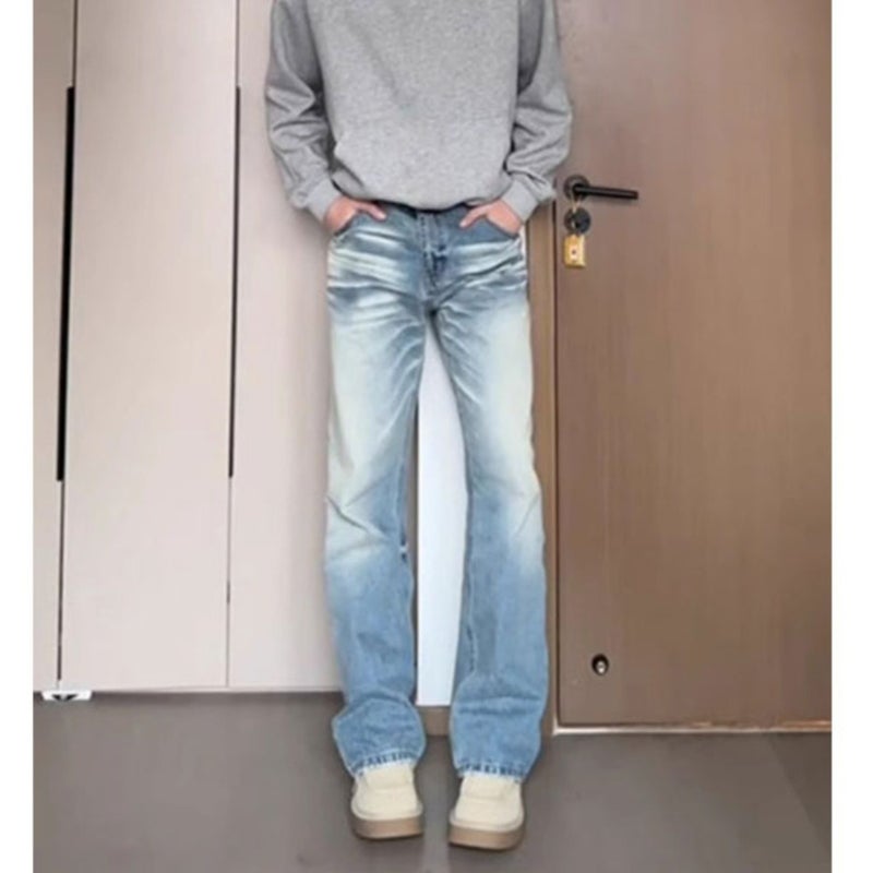 Unisex Classic Denim Jeans Loose Fit Daily Outdoor Wear - Image 2
