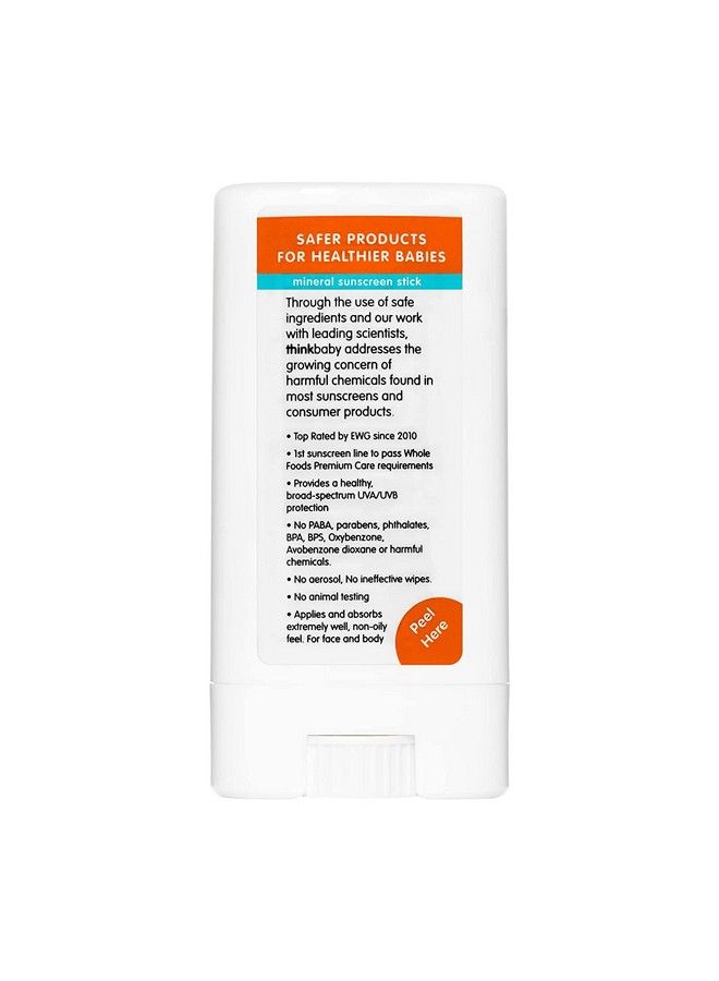 Thinkbaby Sunscreen Stick White/Orange 0.64 Ounce (2 Pack) - Image 5