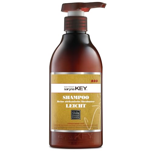 Saryna Key Damage Repair Light Shampoo (300ml/10.14oz) - with Pure African Shea Butter Hair Shampoo for Dry frizzy and Damaged Hair (Light Repair Shampoo (16.9 Oz)) - Image 1