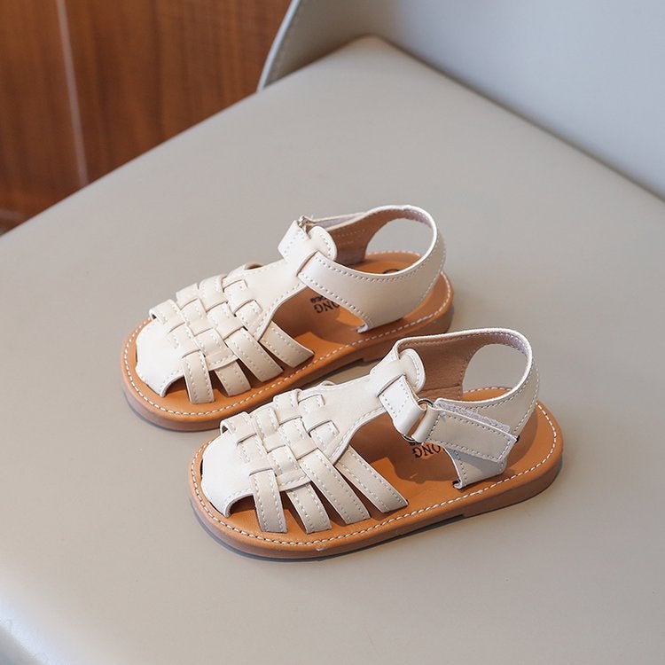Baby Girl Toe Sandals Children Korean Style Roman Shoes Little Girl Fashion Casual Sand - Image 1