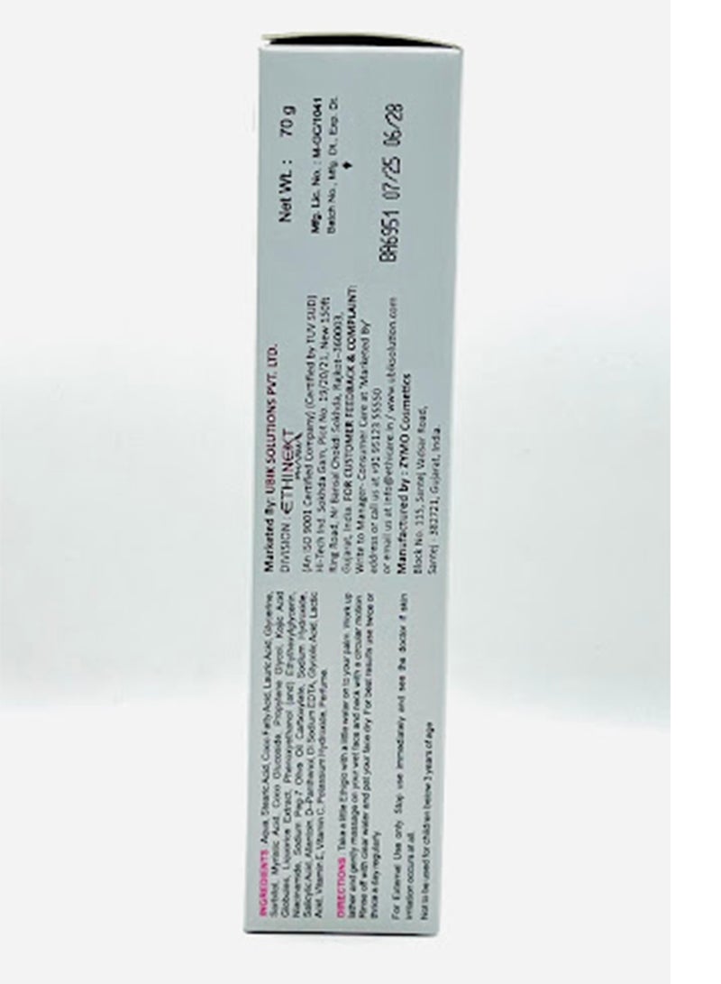 UBIK Ethiglo Face Wash 70gm - Image 2