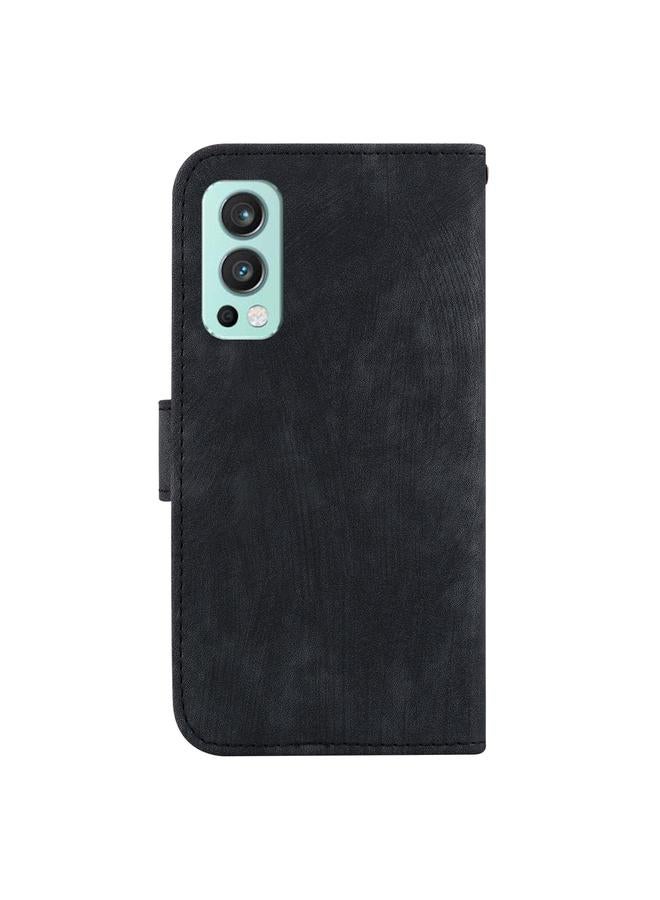 S-TOP Case For OnePlus Nord 2 5G Little Tiger Embossed Leather Phone Case - Image 3