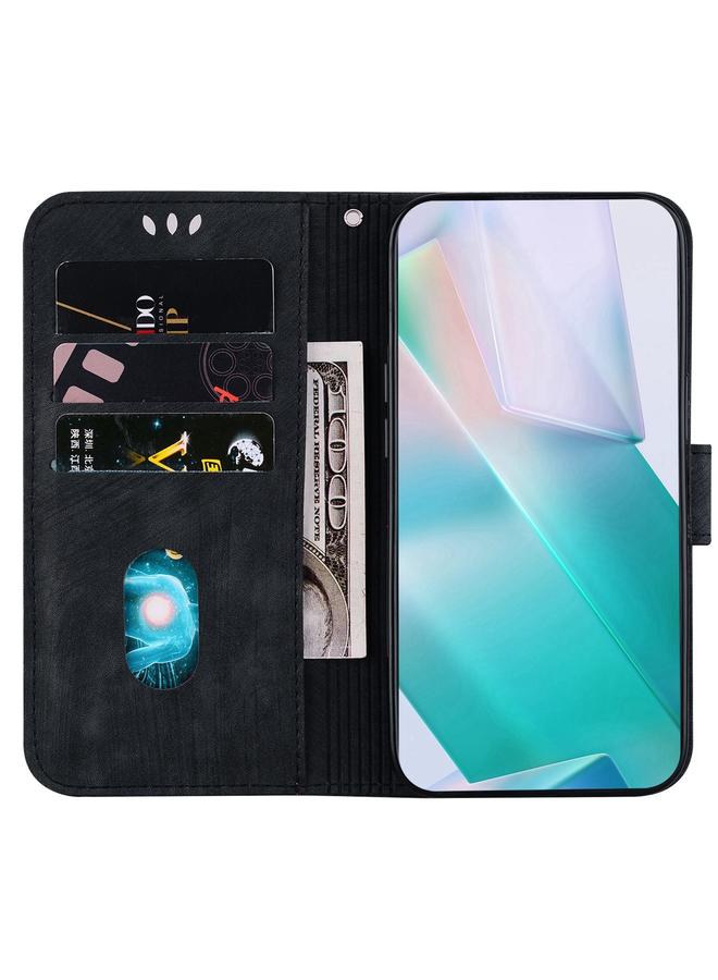S-TOP Case For OnePlus Nord 2 5G Little Tiger Embossed Leather Phone Case - Image 4