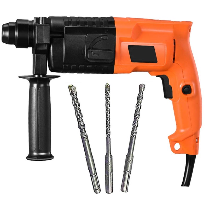 MLD GH20-25, SDS-Plus, 20MM, 800W Heavy Duty Rotary Hammer Drill, Safety Clutch 2 Functions with Vibration Control, and Drill Bits(Colours as per Availability) - Image 1