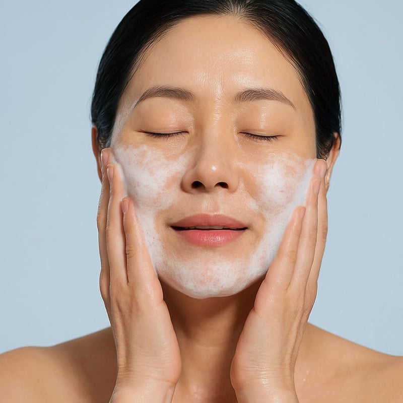IASO Aroma Clear Cleansing Foam | Moisture-Retaining Korean Face Wash with Rose Water & Lavender, Rich Foaming Deep Cleanser & Makeup Remover, 5.29oz - Image 5