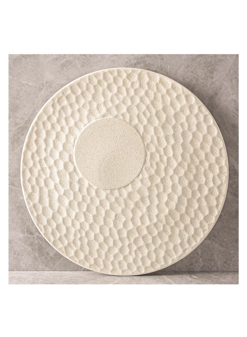 MAAC HOME MAAC Home Concrete Style Plate with Moon Design| Elegant Durable and Classic design Perfect for Family Everyday Use, and Family Get- Together, Restaurant, Banquet and More (Moonlight Style, 4)  - Image 2