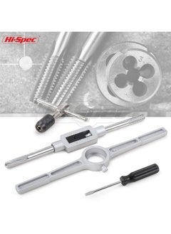 Hi-Spec Hi-Spec 39 Piece SAE & Metric Tap & Die Set. Complete M3 to M12 / #4 to 1/2in Fine & Coarse Tools to Cut, Chase and Thread with Screw Pitch Gauge in a Tray Case  - Image 5