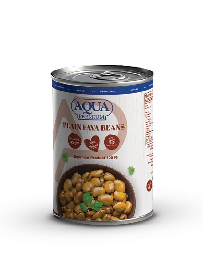 AQUA PREMIUM Fava beans Plain easy open 400 grams Pack of 2 - Image 2