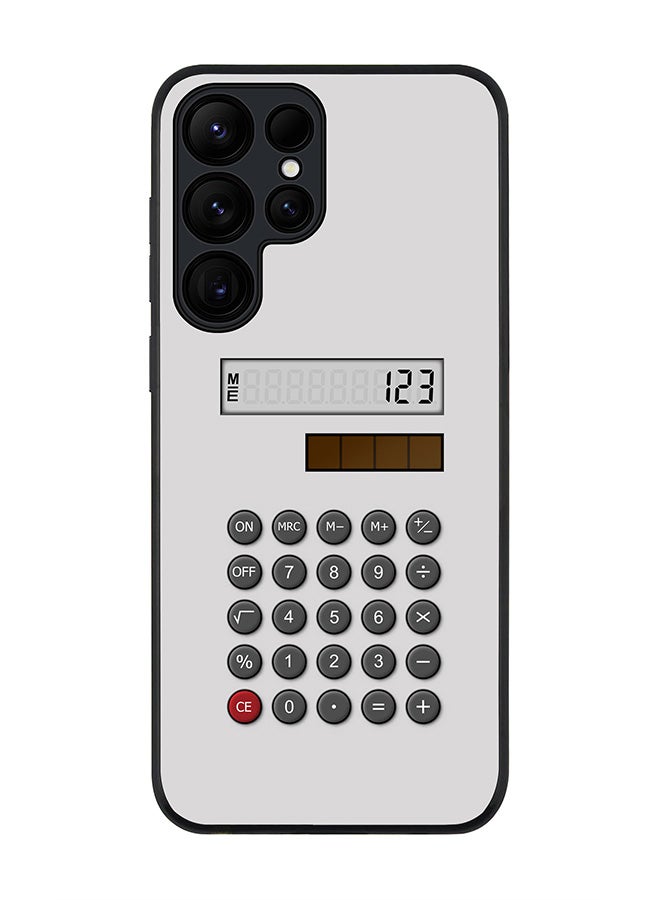 Stylizedd حافظة سوداء متينة لهاتف سامسونج جالاكسي S24 ألترا، حافظة مرنة رقيقة من المطاط TPU مع حواف مضادة للسقوط - كالك (أبيض) - Image 1