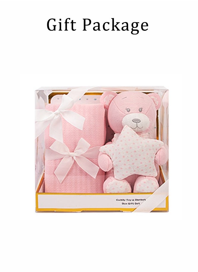 Lyra Cuddly Toy and Blanket Gift Set For Newborn 100 X 75 cm - Pink  Bear - pzsku/Z8BC311EA2D61599F4676Z/45/_/1740404217/6d76ca20-bf46-479f-bd40-15e8a1b4511c