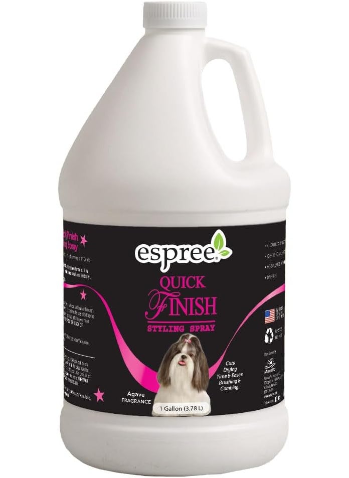 espree - Espree Quick Finish Styling Spray  Easy Brushing  Combing  1 Gallon - Image 1