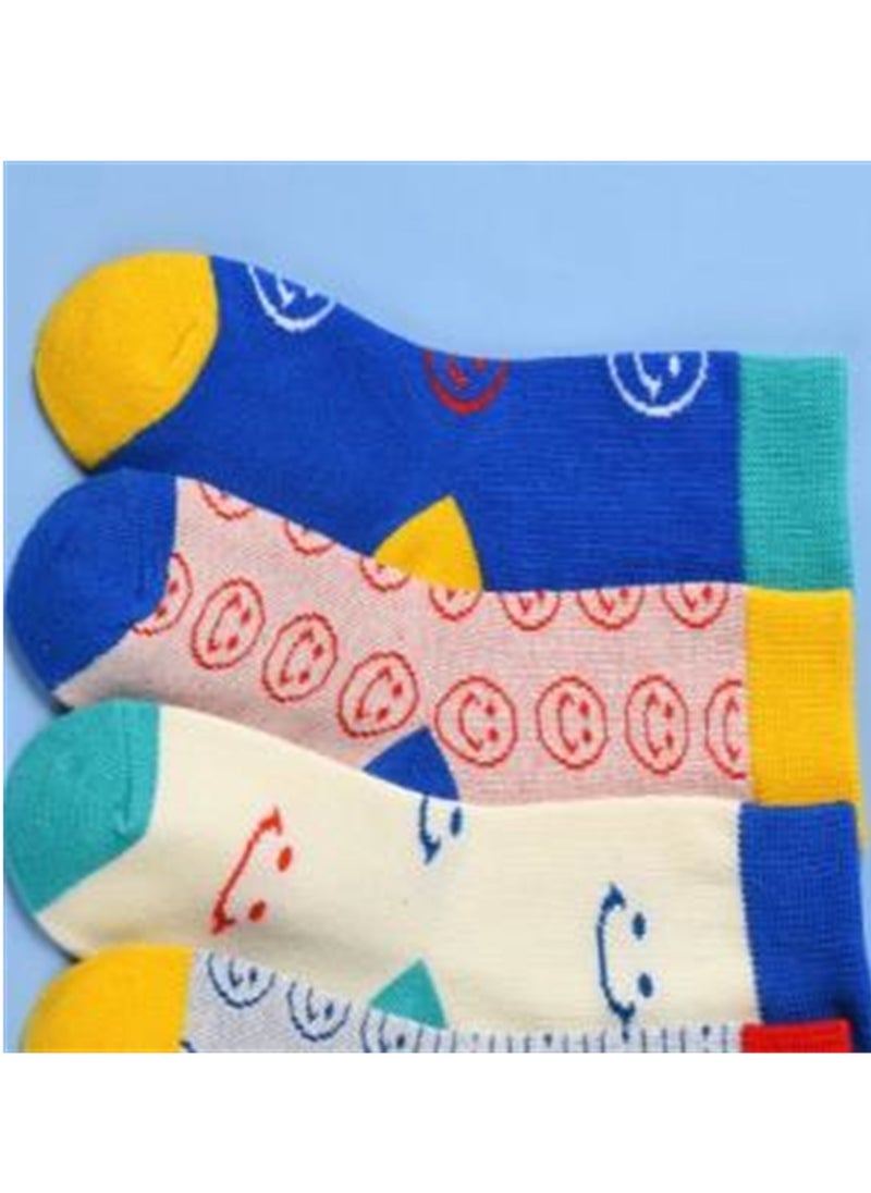 Generic - 5 pairs of children's socks pure cotton mid-calf socks breathable and comfortable socks - Image 1