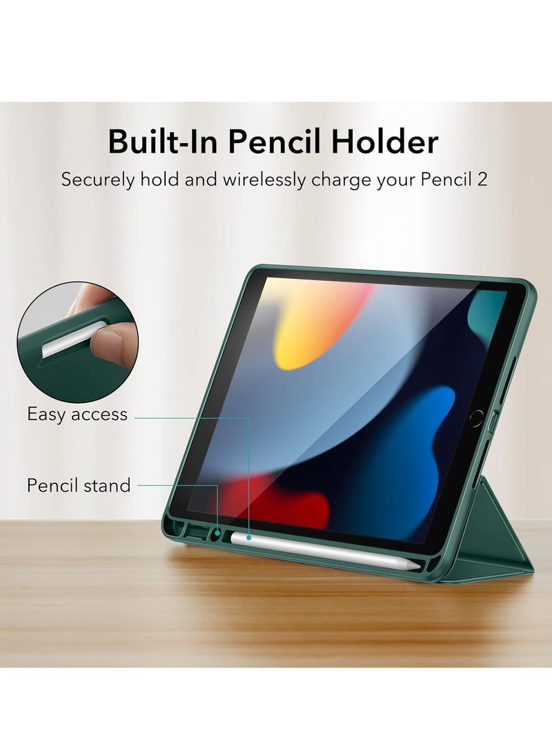 DUSALA iPad 9th 8th 7th Generation case 2021 2020 2019 iPad 10.2-Inch Case with Pencil Holder Sleep Wake Slim Soft TPU Back Smart Magnetic Stand Protective Cover Cases - Image 3