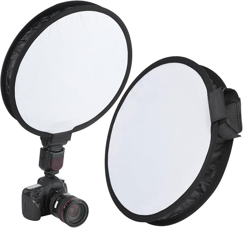 Pilipane 40cm Round Softbox Speedlite Flash Diffuser with Carrying Bag - Image 2