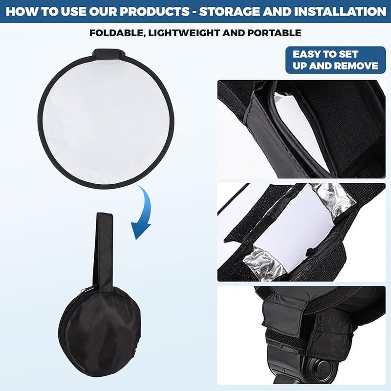 Pilipane 40cm Round Softbox Speedlite Flash Diffuser with Carrying Bag - Image 3