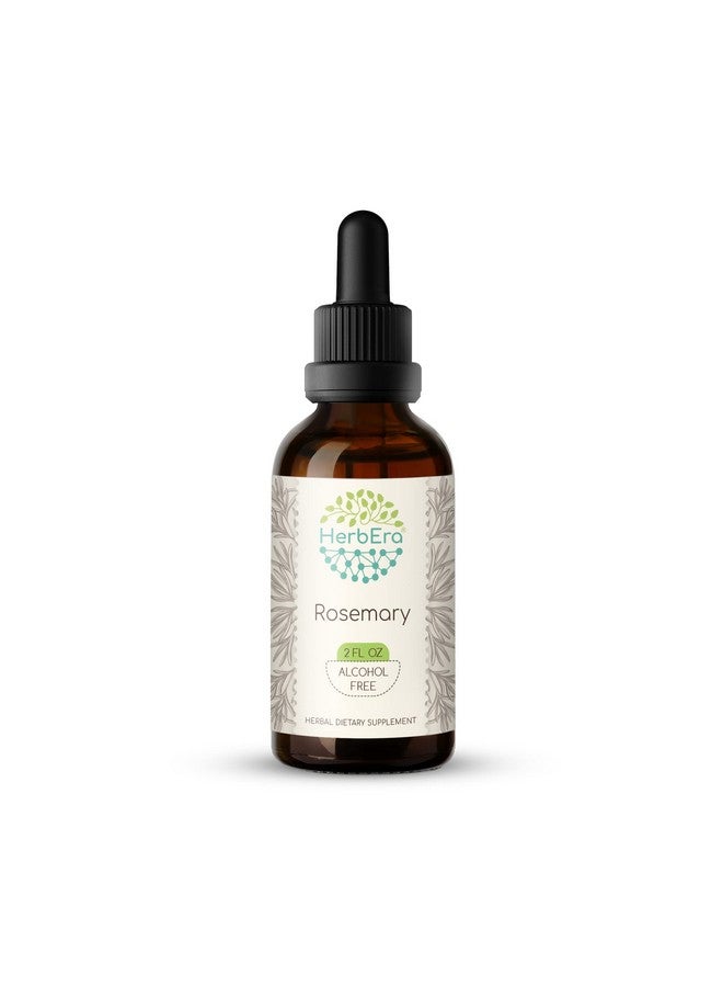 HerbEra Rosemary B60 Alcoholfree Herbal Extract Tincture Concentrated Liquid Drops Natural Rosemary (Rosmarinus Officinalis) (2 Fl Oz) - Image 2