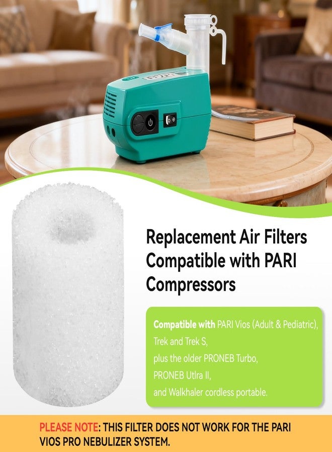 HWEIUA Nebulizer Filter Replacement Air Filter Compatible with PARI Vios Nebulizer Compressors, Ultra II, Trek, and Trek S, Nebulizer Filters Replacement for Vios Nebulizer Parts, 6 Pieces - Image 3