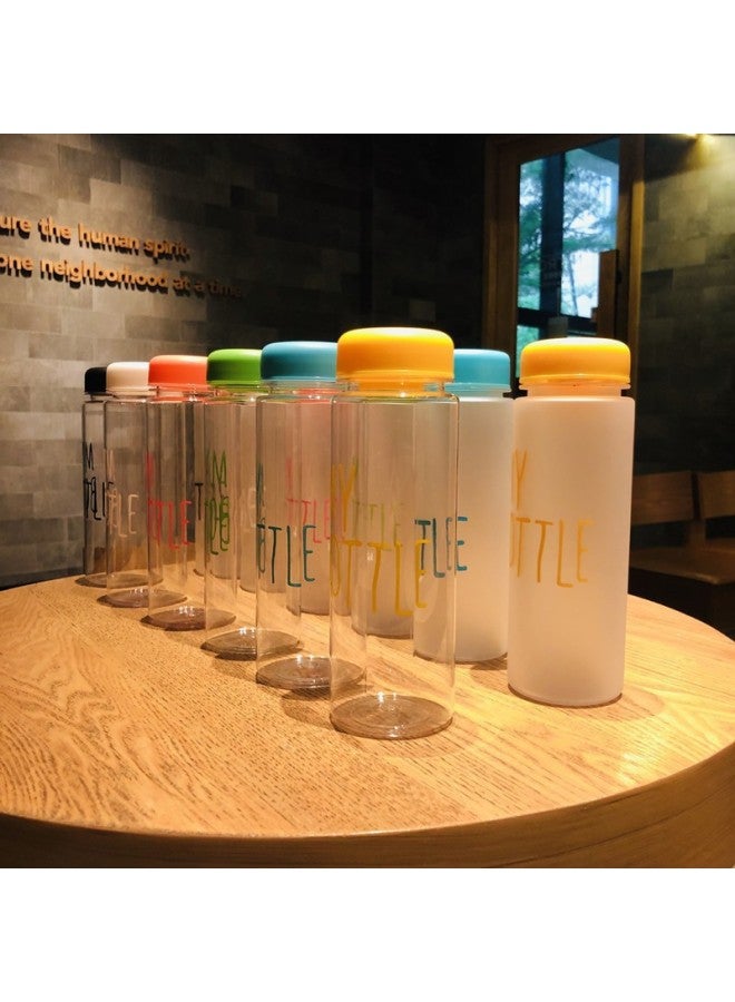 500ml Large Capacity Plastic Cup Portable Drop-resistant Creative Sports Car Water Cup High Color Value Leak-proof Juice Drink Water Bottle