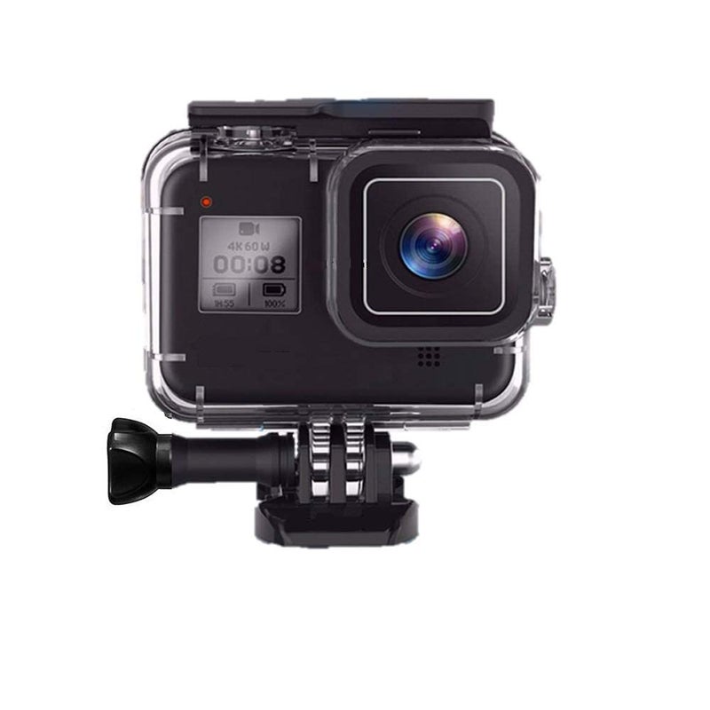 Power Smart 60M Underwater Diving Housing Waterproof Case Compatible with GoPro Hero 8 Action Camera - Image 1