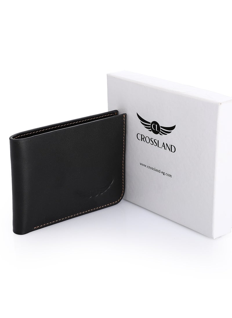Crossland CROSSLAND Genuine Leather Slim Bifold Wallet for Men, 6 ID Slots, RFID Blocking Technology  - Image 4