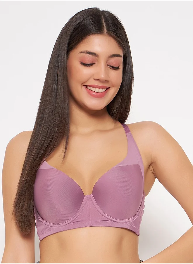 كلوفيا Clovia Pack of 2 Level 2 Push-Up Padded Underwired Demi Cup Multiway T-shirt Bra