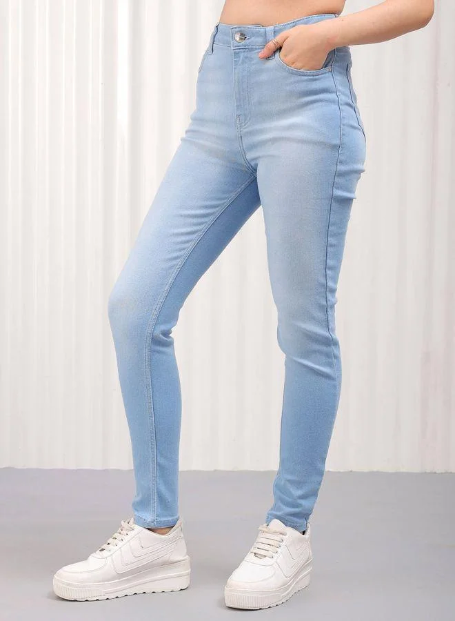 Freehand  Women Skinny Fit Solid High-Rise Jeans for Women | Best Price UAE