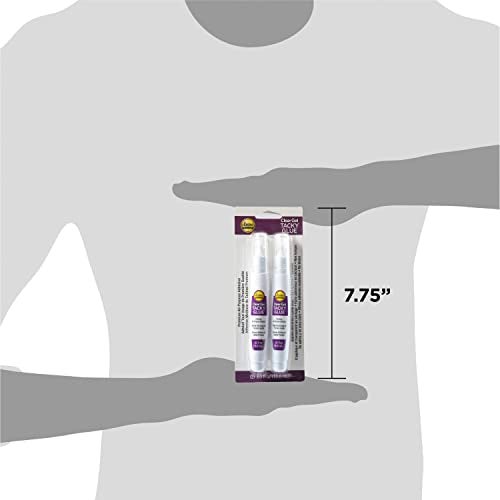 Aleene's Clear Gel Tacky Glue for Crafts, Nontoxic, Applies and Dries Clear, .63 fl oz 2-Pack Pens - Image 5