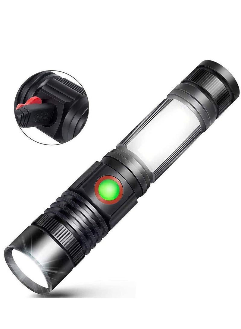 مصباح يدوي USB قابل لإعادة الشحن ، مصباح مغناطيسي صغير محمول ، مصباح يدوي يعمل كبوي - Image 1