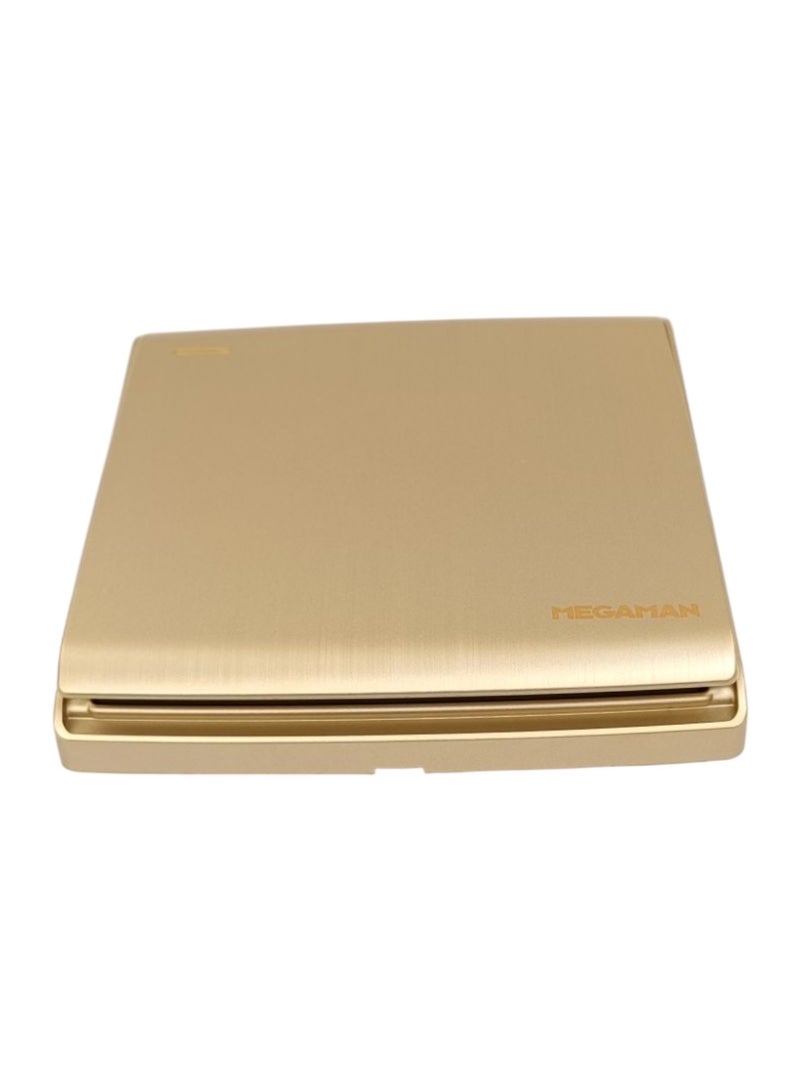 Megaman Switch 1Gang 2Way - Gold - Image 2