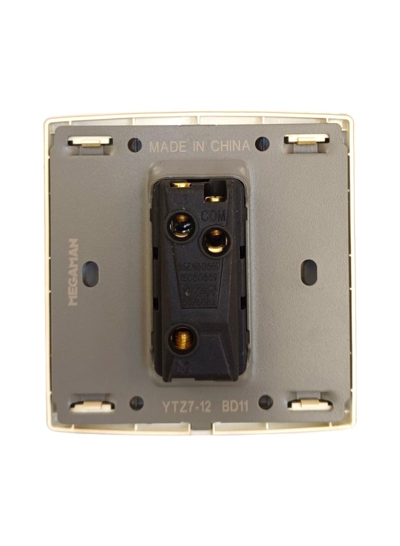 Megaman Switch 1Gang 2Way - Gold - Image 4