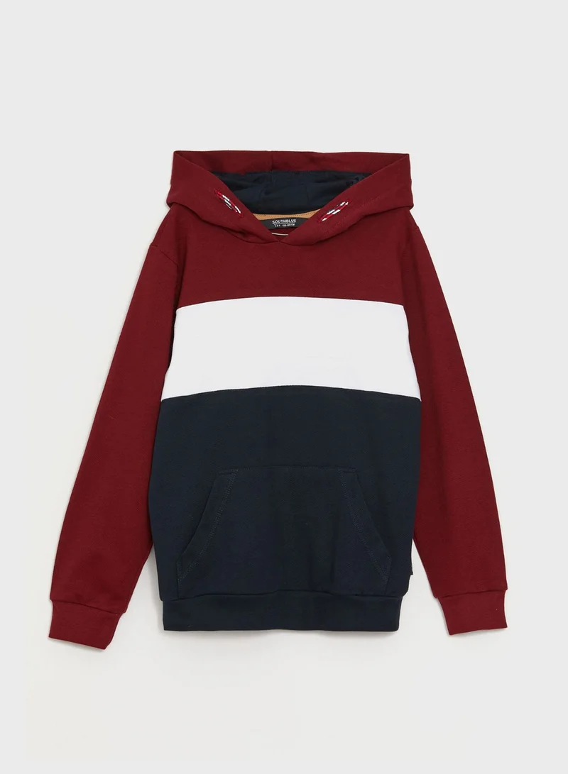 LC WAIKIKI Kids Color Block Hoodie