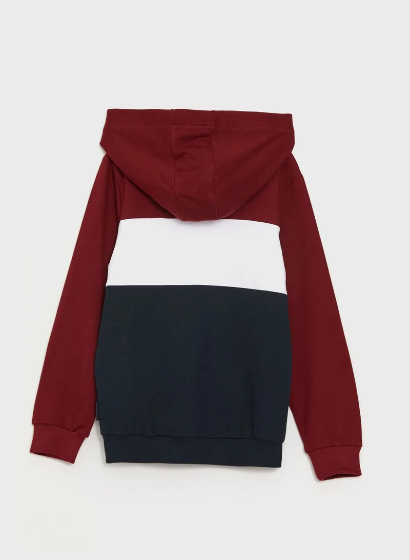 LC WAIKIKI Kids Color Block Hoodie