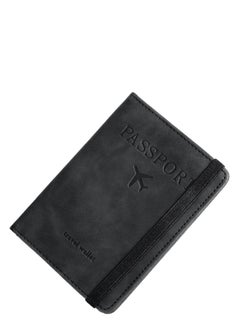 Generic Passport Wallet 15 * 10cm with Pockets for Smart Cards Phone SIM Holder Cover Passport Flight Ticket 