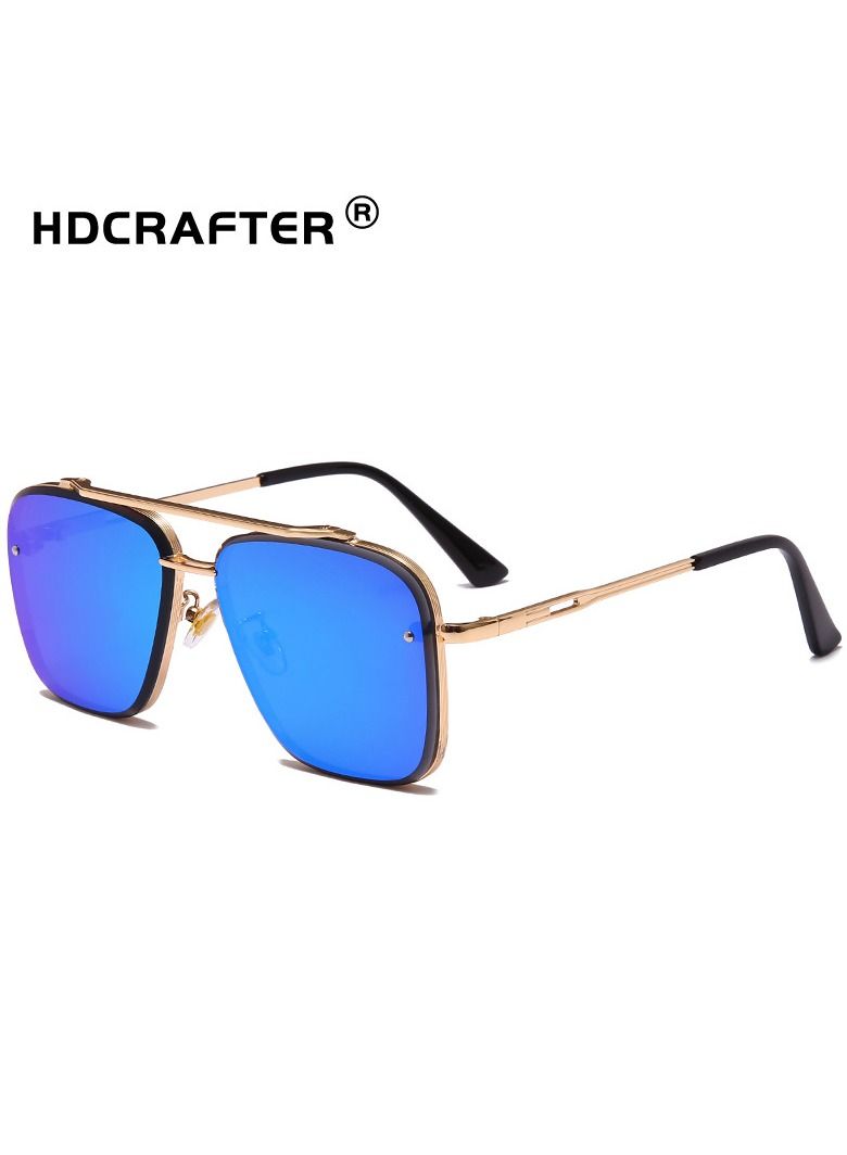 HDCRAFTER Metal Frame Polarized UV400 Sunglasses - Image 4