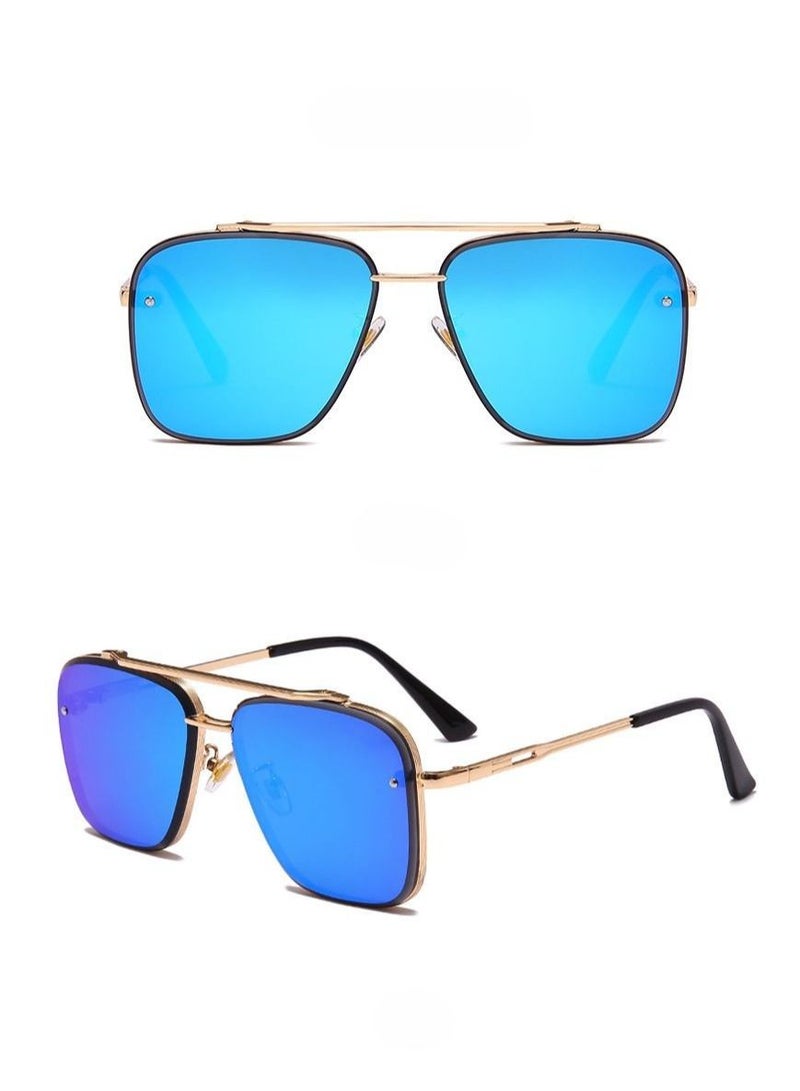 HDCRAFTER Metal Frame Polarized UV400 Sunglasses - Image 2