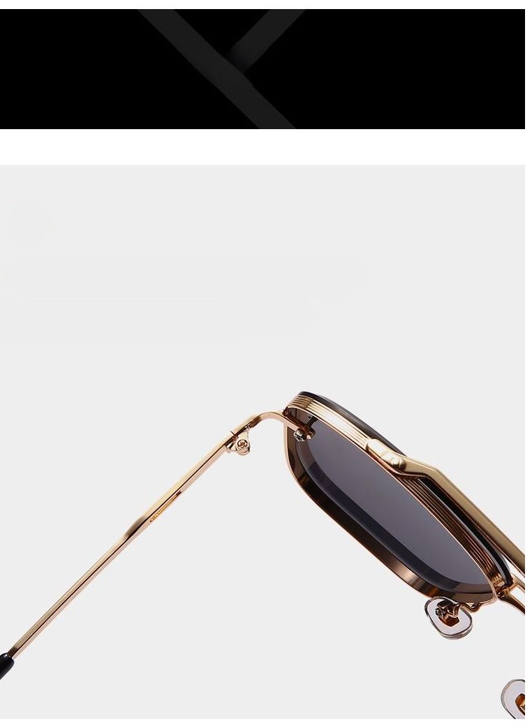 HDCRAFTER Metal Frame Polarized UV400 Sunglasses - Image 3