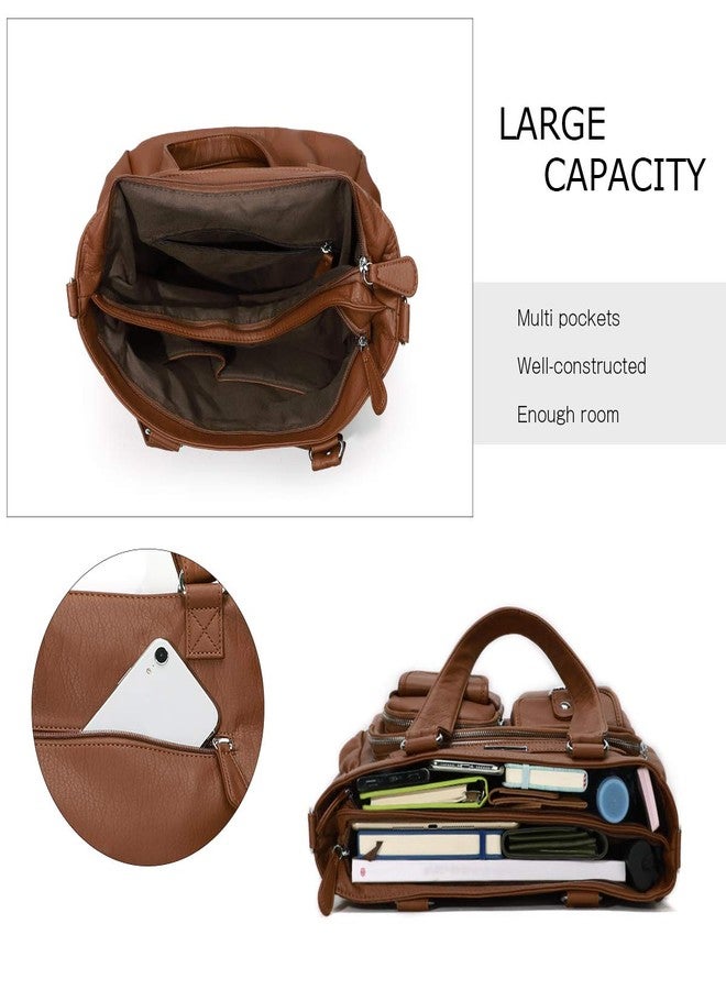 KL928 Large Brown Hobo Bag, Women's Classic Elegant Waterproof Crossbody Handbag, A-brown-2, L - Image 4